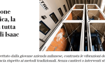 ISAAC e la prevenzione sismica innovativa su La Repubblica